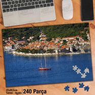 Asil Hobi Corchula Eski Şehir Hırvatistan-Deniz Yapboz-Ayak Destekli Çerçeveli 240 Parça Puzzle