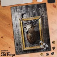 Asil Hobi Geyik-Hayvan-Çerçeve-Yapboz-Ayak Destekli 240 Parça Puzzle