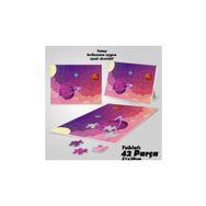 Asil Hobi Gezegenler-Güneş-Gökyüzü-Çocuklar İçin Eğitici Yapboz-Ayak Destekli 42 Parça Puzzle