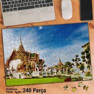 Asil Hobi Grand Palace Bangkok-Mimari Yapı-Tarih Yapboz-Ayak Destekli Çerçeveli 240 Parça Puzzle