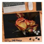 Asil Hobi Gül-Çiçek-Bitki-Renkli Gül Yapboz-Ayak Destekli Çerçeveli 240 Parça Puzzle