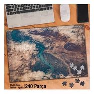 Asil Hobi Güzel Mavi Nehir-Hava-Bulutlar Yapboz-Ayak Destekli Çerçeveli 240 Parça Puzzle