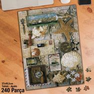 Asil Hobi Hatıralar-Ani-Mazi Yapboz-Ayak Destekli Çerçeveli 240 Parça Puzzle