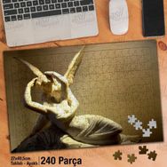 Asil Hobi Heykel-Melek Kanadı Yapboz-Ayak Destekli Çerçeveli 240 Parça Puzzle