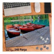 Asil Hobi İskele-Sandal-Göl-Doğa-Tabiat Yapboz-Ayak Destekli Çerçeveli 240 Parça Puzzle
