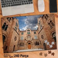 Asil Hobi İspanya-Bercelona-İnşşat-Mimari-Bina Yapboz-Ayak Destekli Çerçeveli 240 Parça Puzzle