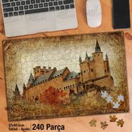 Asil Hobi Kale-Eski Resimler-Nostalji-Mimari Yapboz-Ayak Destekli Çerçeveli 240 Parça Puzzle