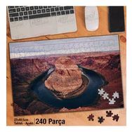 Asil Hobi Kayalık Dağ Ve Göl-Tabiat Harikası Manzara-Yapboz-Ayak Destekli 240 Parça Puzzle