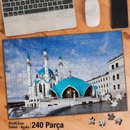 Asil Hobi Kazan Kremlin'de Qolsharif Camii Yapboz-Ayak Destekli Çerçeveli 240 Parça Puzzle