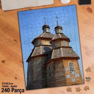 Asil Hobi Kilise-Din-Mimari Yapboz-Ayak Destekli Çerçeveli 240 Parça Puzzle
