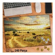 Asil Hobi Kırsal Alan-Kurumuş Çimenler-Ağaçlar Yapboz-Ayak Destekli Çerçeveli 240 Parça Puzzle