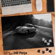 Asil Hobi Klasik Araba-Nostalji-Retro Yapboz-Ayak Destekli Çerçeveli 240 Parça Puzzle