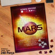Asil Hobi Mars Gezegeni-Güneş Sistemi-Evren Yapboz-Ayak Destekli Çerçeveli 240 Parça Puzzle
