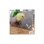 Asil Hobi Minik Sarı Civciv-Hayvan-Doğa Yapboz-Ayak Destekli Çerçeveli 240 Parça Puzzle