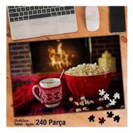 Asil Hobi Mısır-Şömine-Çay-Fincan Yapboz-Ayak Destekli Çerçeveli 240 Parça Puzzle