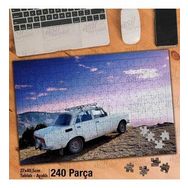 Asil Hobi Murat 131-Antika-Nostalji Araba-Otomobil Yapboz-Ayak Destekli Çerçeveli 240 Parça Puzzle