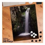 Asil Hobi Nehir-Şelale-Doğa-Manzara Yapboz-Ayak Destekli Çerçeveli 240 Parça Puzzle