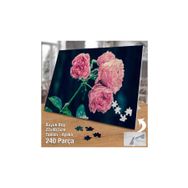 Asil Hobi Pembe Güller-Çiçek-Bitki-Peyzaj Yapboz-Ayak Destekli Çerçeveli 240 Parça Puzzle