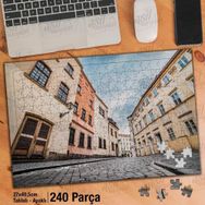 Asil Hobi Persfektif Çekim-Ev-Mimari-Sokak Yapboz-Ayak Destekli Çerçeveli 240 Parça Puzzle