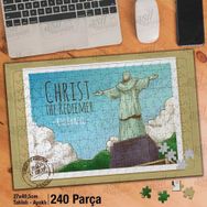 Asil Hobi Rio De Janeiro-Şehir-Brezilya-Çizim Yapboz-Ayak Destekli Çerçeveli 240 Parça Puzzle