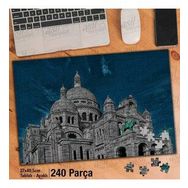 Asil Hobi Sacre Coeur Bazilikası-Paris-Kilise Yapboz-Ayak Destekli Çerçeveli 240 Parça Puzzle