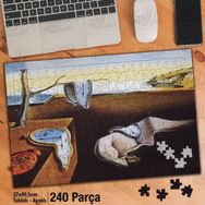 Asil Hobi Salvador Dali-Eriyen Saatler Yapboz-Ayak Destekli Çerçeveli 240 Parça Puzzle