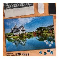 Asil Hobi Şato-Deniz-Yansıma-Manzara Yapboz-Ayak Destekli Çerçeveli 240 Parça Puzzle