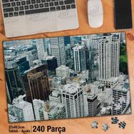 Asil Hobi Şehir-Yüksek Binalar-Metropol-City Yapboz-Ayak Destekli Çerçeveli 240 Parça Puzzle