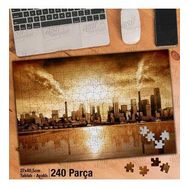 Asil Hobi Şehir-Yüksek Binalar-Retro-Yansıma Yapboz-Ayak Destekli Çerçeveli 240 Parça Puzzle