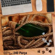Asil Hobi Şişe-Halat-Gemicilik Yapboz-Ayak Destekli Çerçeveli 240 Parça Puzzle