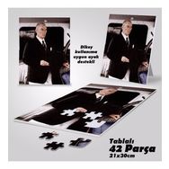 Asil Hobi Sivil Mustafa Kemal Atatürk-Savarona Gemisi-Yapboz-Ayak Destekli 42 Parça Puzzle