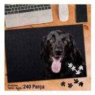 Asil Hobi Siyah Köpek-Sevimli Hayvanlar-Doğa Yapboz-Ayak Destekli Çerçeveli 240 Parça Puzzle