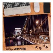 Asil Hobi Szechenyi-Zincir Köprü-Budapeşte-Manzara-Yapboz-Ayak Destekli 240 Parça Puzzle