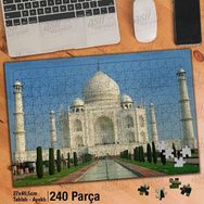 Asil Hobi Tac Mahal Anıt Mezar-Hindistan-Mimari Yapboz-Ayak Destekli Çerçeveli 240 Parça Puzzle