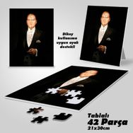 Asil Hobi Takım Elbiseli Mustafa Kemal Atatürk-Yapboz-Ayak Destekli Çerçeveli 42 Parça Puzzle