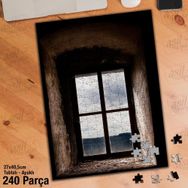 Asil Hobi Taş Yapı-Pencere-Mimari Yapboz-Ayak Destekli Çerçeveli 240 Parça Puzzle