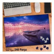 Asil Hobi Tekne-Deniz-Akşam Üstü-Gökyüzü Yapboz-Ayak Destekli Çerçeveli 240 Parça Puzzle