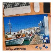 Asil Hobi Tekneler-Liman-Deniz-Kasaba Yapboz-Ayak Destekli Çerçeveli 240 Parça Puzzle