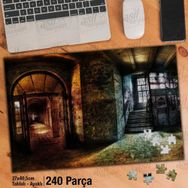 Asil Hobi Terkedilmiş Ev-Eski-Koridor-Mimari Yapboz-Ayak Destekli Çerçeveli 240 Parça Puzzle