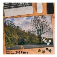 Asil Hobi Tünel-Yol-Ağaçlar-Doğa-Manzara Yapboz-Ayak Destekli Çerçeveli 240 Parça Puzzle