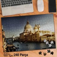 Asil Hobi Venedik-İtalya-Mimari-Şehir-Manzara Yapboz-Ayak Destekli Çerçeveli 240 Parça Puzzle