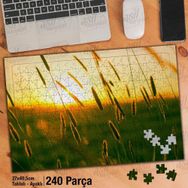 Asil Hobi Yaz-Akşam Üstü-Twilight-Bitkiler Yapboz-Ayak Destekli Çerçeveli 240 Parça Puzzle