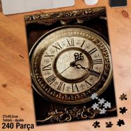 Asil Hobi Zaman-Saat-Antika-Nostalji Yapboz-Ayak Destekli Çerçeveli 240 Parça Puzzle