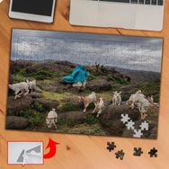 Asilmeydan 423513396 240 Parça Çobanlık Yapan Çocuk Puzzle Yapboz Tablo
