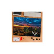 Asilmeydan 425623528 Manzarası240 Parça Gece Şehirde Plaza Puzzle Yapboz Tablo