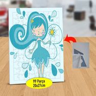 Asilmeydan 433118141 99 Parça Sevimli Su Perisi Puzzle Yapboz Tablo