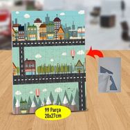 Asilmeydan 433122671 99 Parça Farklı Şehir Yolları Puzzle Yapboz Tablo