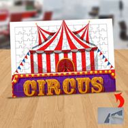 Asilmeydan 433132791 99 Parça Renkli Sirk Alanı Puzzle Yapboz Tablo