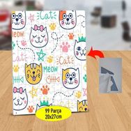 Asilmeydan 433146973 99 Parça Neşeli Tatlı Kediler Puzzle Yapboz Tablo