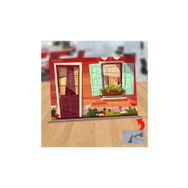 Asilmeydan 433243682 99 Parça Cafe Kapısı Ve Penceresi Puzzle Yapboz Tablo